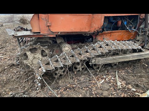 Видео: ДТ75. Слетела гусянка . Решаю проблему