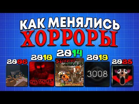 Видео: Как Менялись Roblox-Хорроры: от Haunted Mansion до 99 Nights in the Forest (2006-2025)