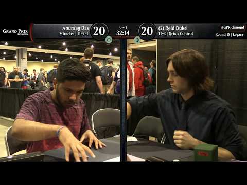 Видео: Magic the Gathering GP Richmond 2018, 15-й раунд, Legacy