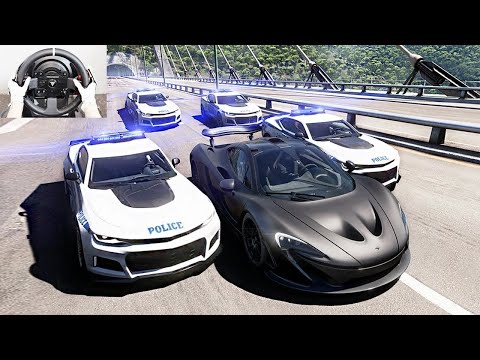 Видео: Троллинг Полиции на McLaren P1 - Forza Horizon 5 Thrustmaster T300RS 4k Gameplay