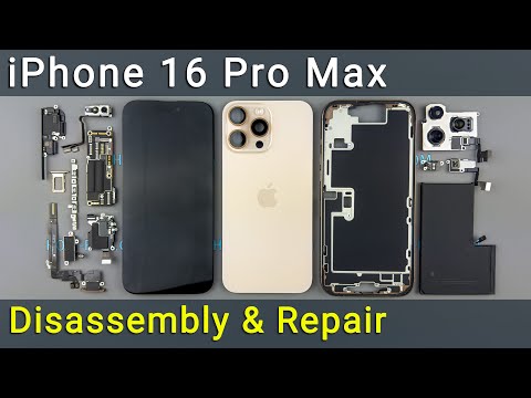 Видео: Руководство по разборке и ремонту iPhone 16 Pro Max: полная разборка и сборка