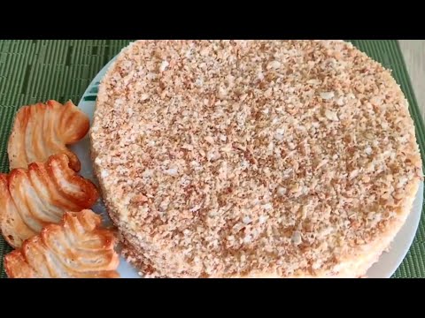 Видео: Наполеон из печенья "ушки" очень быстро и вкусно!