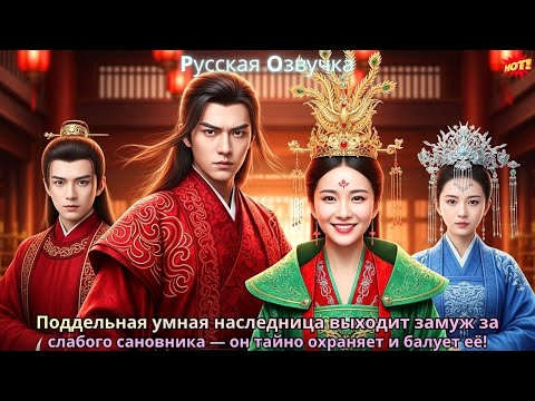 Видео: Поддельная умная наследница выходит замуж за слабого сановника — он тайно охраняет и балует её!