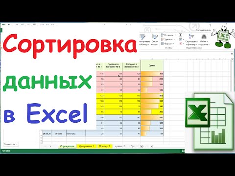 Видео: 33.  Сортировка данных в Excel