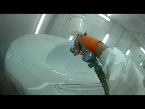 Видео: Опель астра J. Подготовка  и окраска кузова.