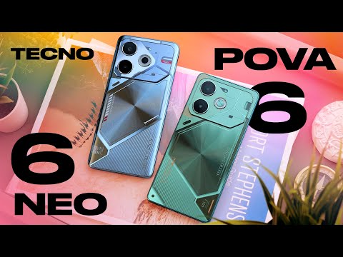 Видео: Обзор Tecno POVA 6 Neo и POVA 6 / Обзор Техно Пова 6 Нео и Пова 6