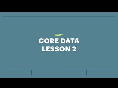 Видео: Занятие 12:  Core Data (2) - Parent-Child context, NSFetchedResultController