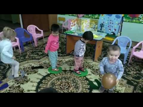 Видео: №122 Ақ көгершін б/б. №2 "БАЛАУСА" кіші топ. Балалармен қимылды ойын.
