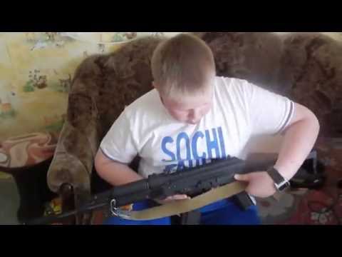 Видео: обзор на страйкбольный AK-74M от фирмы CYMA CM-040