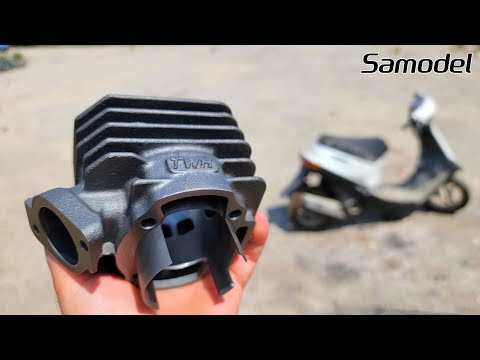 Видео: Хонда Дио 120 кубов - часть первая - обзор комплекта TWH Racing