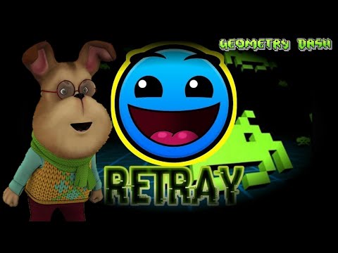 Видео: Гена бомбит над Retray в Geometry dash! Барбоскины Геометри Даш!