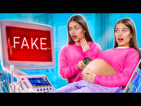 Видео: Моя сестра – беременна? 24 часа челлендж! Справится ли сестра-близняшка?