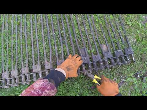 Видео: небольшой ремонт копалки