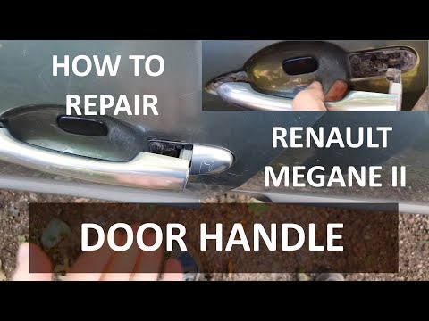 Видео: Как устранить заедание дверной ручки Renault Megene 2