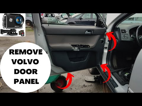 Видео: Как снять переднюю дверную панель Volvo V50 | Версия GoPro | S40 C30