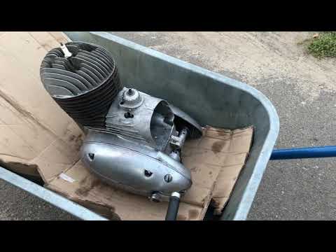 Видео: Двигатель Ява (Jawa) 250/559 тест 02.02.2021 после ремонта (г. Курск)