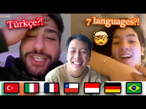 Видео: Индонезийский полиглот удивляет всех в OmeTv, говоря на 7 языках!