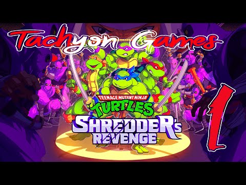 Видео: ТАХИОН ➤ TMNT: Shredder's Revenge - Русская озвучка #1