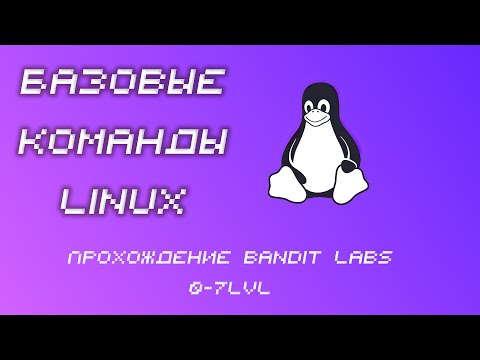 Видео: Базовые команды в Linux + Прохождение bandit labs 0-7 lvl