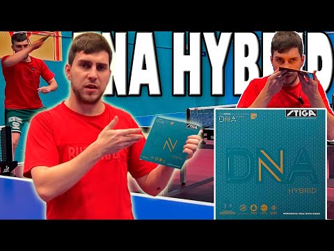 Видео: Гибрид нового поколения! Stiga DNA HYBRID H ! Обзор на накладку для настольного тенниса