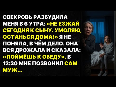 Видео: Свекровь в 6 утра:НЕ ЕДЬ К МУЖУ. Умоляю, останься дома