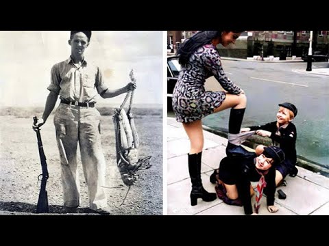 Видео: Эти старые фотографии перевернут ваше представление о прошлом! (ч.16)