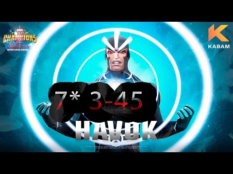 Видео: Хавок 7* 3-45 ♦ Marvel: Contest of Champions♦ Марвел: битва чемпионов♦