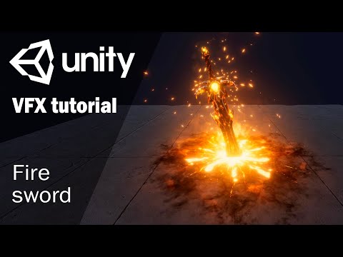 Видео: Огненный меч | Урок по созданию игровых спецэффектов на Unity