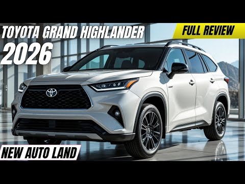 Видео: 2026 Toyota Highlander — Новый дизайн, салон, гибрид и полный обзор | Лучший семейный SUV?