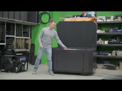 Видео: Супер тихий кожух 1400ss для бензиновых генераторов до 8.5 кВт