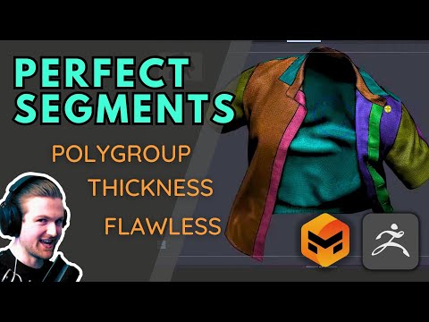 Видео: 🦜Marvelous Designer — Настройка в ZBrush