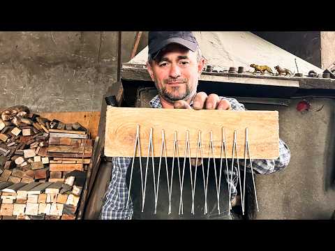 Видео: 🔥 Можно ли сделать нож из пинцета? Тест на дамасскую сталь! 🔥