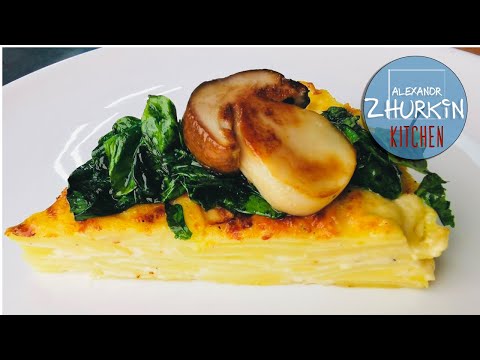 Видео: Картофельный гратен с сыром/Гарнир из картошки/Рецепт вкусного гратена/Картофельная запеканка