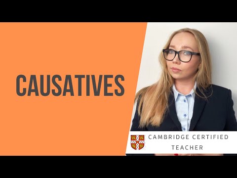 Видео: СAUSATIVES | Каузативная форма в английском языке