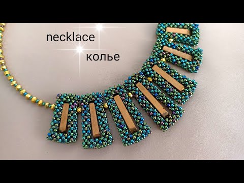 Видео: Necklace. Колье. Квадратный жгут