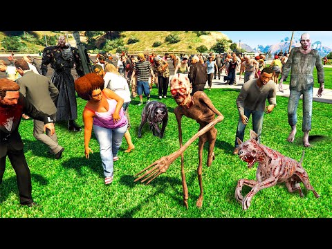 Видео: ЗОМБИ СИРЕНОГОЛОВЫЙ ЗАРАЗИЛ ВСЕХ ЛЮДЕЙ ВИРУСОМ В ГТА 5 МОДЫ! ОБЗОР МОДА В GTA 5! ВИДЕО ИГРЫ MODS