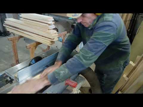 Видео: Изготовление деревянных дверей. 7-я часть ( филенки ).