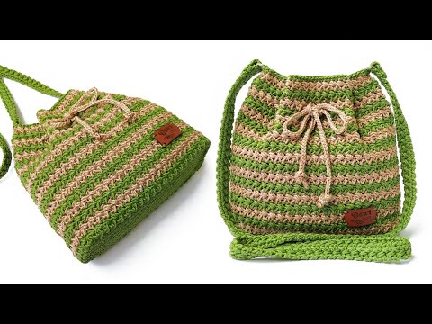 Видео: НАУЧИТЕСЬ ВЯЗАТЬ КРАСИВУЮ СУМКУ ВСЕГО ЗА НЕСКОЛЬКО ШАГОВ – БЫСТРО И ЛЕГКО ДЛЯ НАЧИНАЮЩИХ