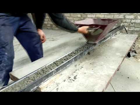 Видео: Изготовление бетонных столбиков (Садовый, Хоз. Нужд...)