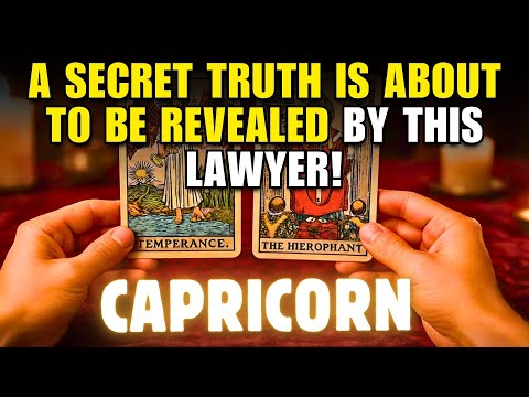 Видео: КОЗЕРОГ ♑ 🚨👨‍⚖️ ЮРИДИЧЕСКИЙ КОНСУЛЬТАНТ БУДЕТ РАЗЫСКИВАТЬ ВАС С ЭТИМ СРОЧНЫМ ОПОВЕЩЕНИЕМ 👁️Я ВСЕ ...