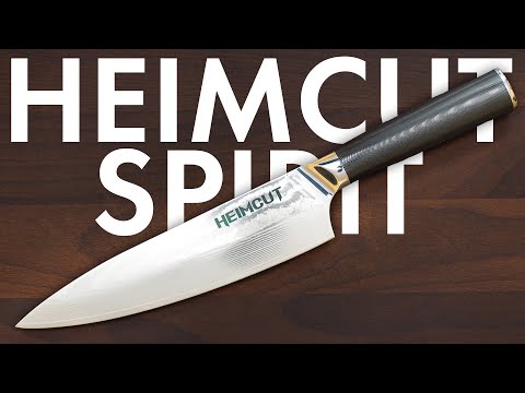 Видео: Кухонные ножи Heimcut Spirit. Подробный обзор и тест.