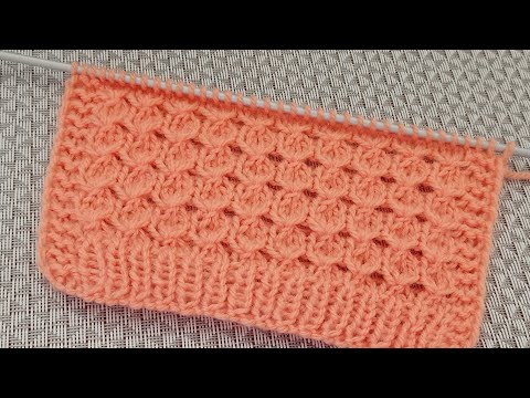 Видео: Универсальный, несложный ажурный узор спицами.