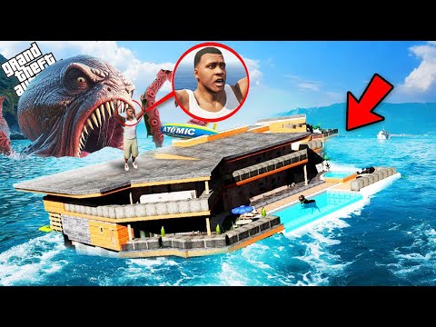 Видео: ФРАНКЛИН ЦУНАМИ БАСҚАН ҚАЛАДА ЖЫЛҒЫЗ КҮРЕСТІ (GTA V)