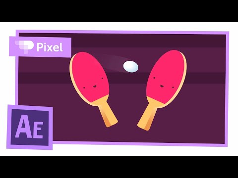 Видео: Анимируем игру в настольный теннис в After Effects | уроки для новичков
