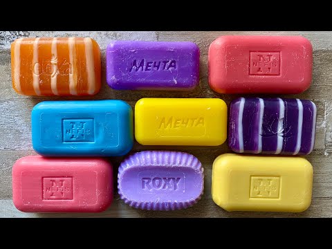 Видео: ASMR Soap cutting | Soap Carving|Резка мыла  | ASMR