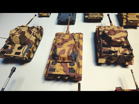 Видео: Лучшие Немецкие Танки. Коллекция Моделей Танков и САУ ч.2