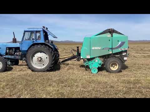 Видео: Пресс подборщик Takakita rb 1552w