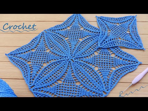 Видео: Уникальные КВАДРАТНЫЕ мотивы "Геометрия" вязание крючком🧶 Beautiful Pattern Crochet square motifs