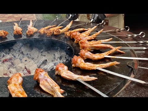 Видео: ВКУСНЫЙ ПРАЗДНИК НА КОСТРОВОЙ СКОВОРОДКЕ. РЕЦЕПТЫ СЮФ