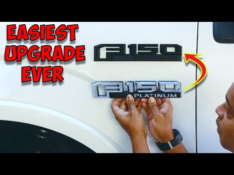 Видео: ЛЕГКАЯ модернизация значка F-150 | Удалите наклейку за 5 минут